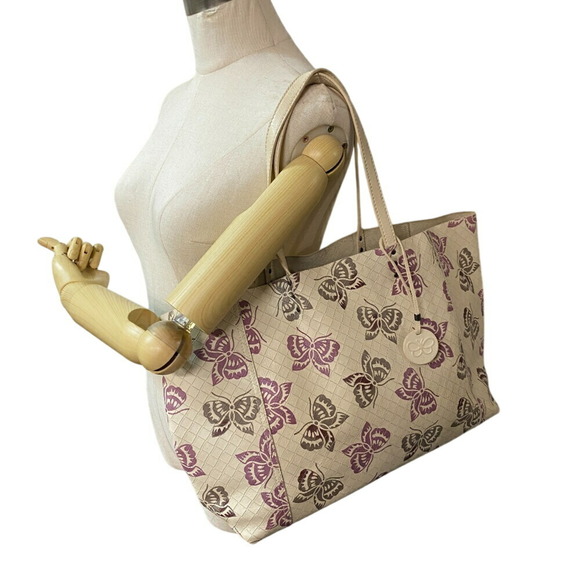 BOTTEGA VENETA Intreccio Mirage Butterfly Tote Shoulder Bag, Multicolor, Wome... - Picture 7 of 12